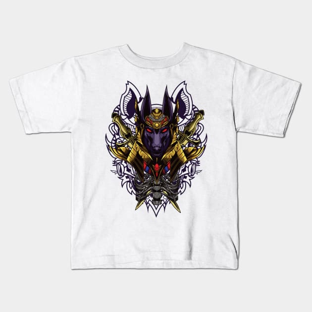 Anubis Kids T-Shirt by Harrisaputra